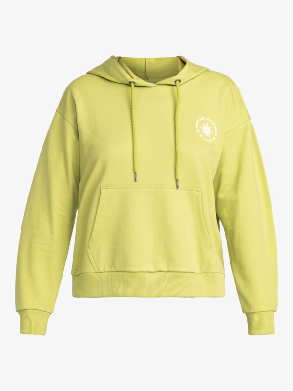 5 Afternoon Hike B - Sudadera con Capucha para Mujer Verde ERJFT04743 Roxy