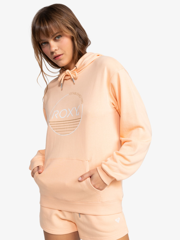 0 Surf Stoked - Pullover Hoodie for Women Pink ERJFT04815 Roxy