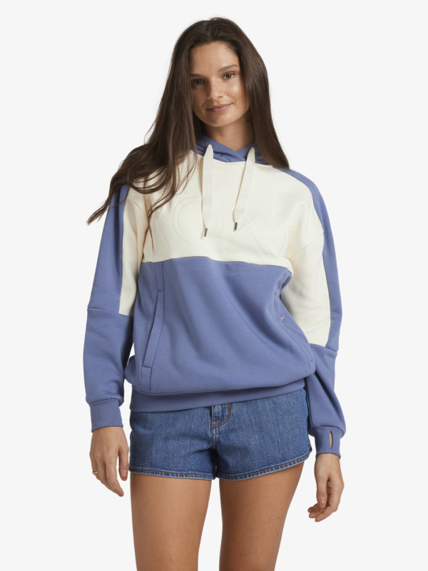 0 Liberty - Sweat à capuche pour Femme Bleu ERJFT04825 Roxy