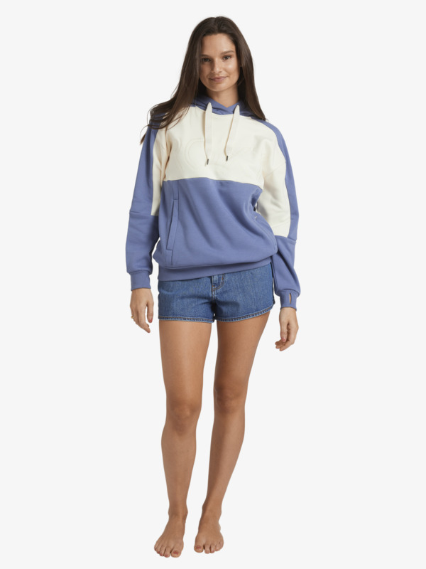 2 Liberty - Sweatshirt com capuz para Mulher Azul ERJFT04825 Roxy