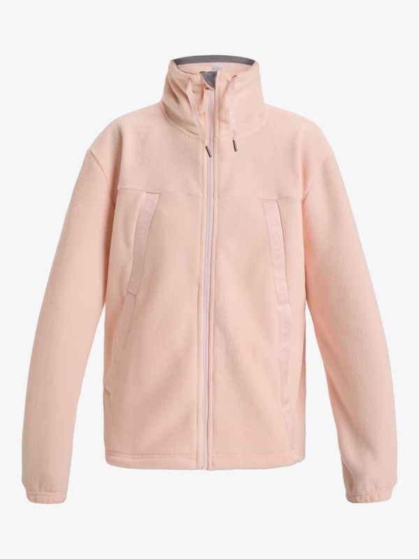 12 Fleeting Snow - Zip-Up Sweatshirt for Women Pink ERJFT04826 Roxy