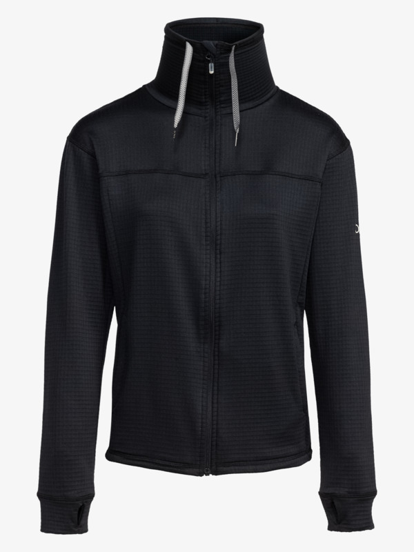 11 Vertere - Zip-Up Sweatshirt for Women Black ERJFT04827 Roxy