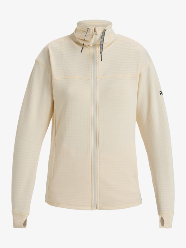 7 Vertere - Sweat zippé pour Femme Beige ERJFT04827 Roxy