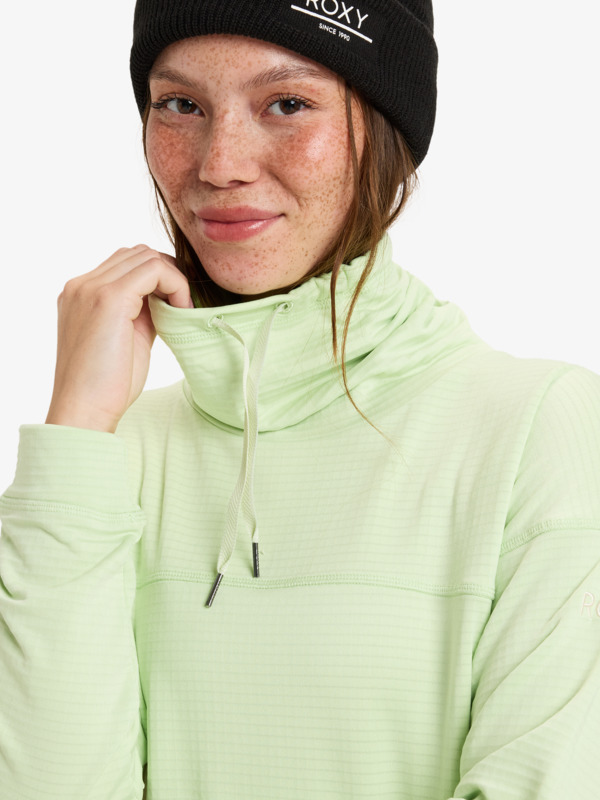 11 Vertere - Sudadera para Mujer Verde ERJFT04828 Roxy