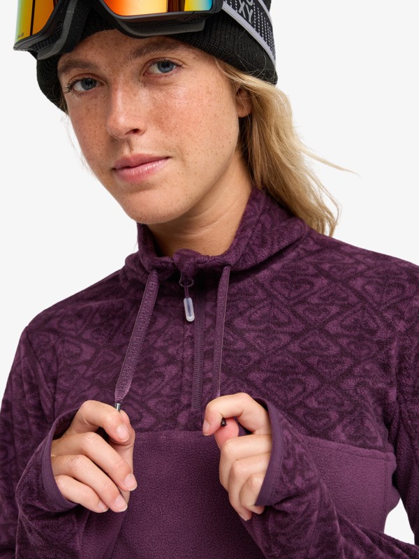6 Sayna Half Zip Violeta ERJFT04831 Roxy