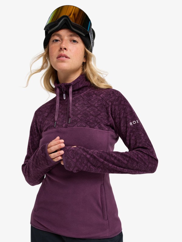 1 Sayna Half Zip Violeta ERJFT04831 Roxy