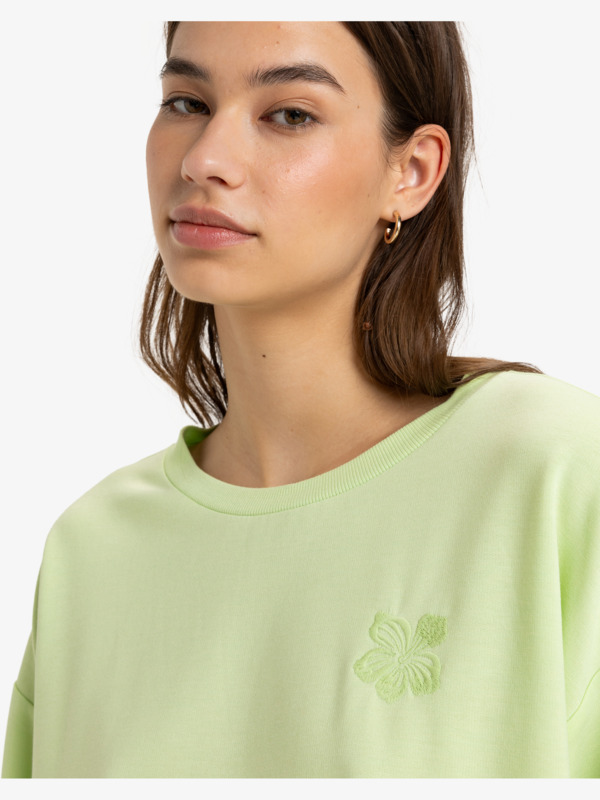 3 Surfing By Moonlight - Sudadera para Mujer Verde ERJFT04851 Roxy