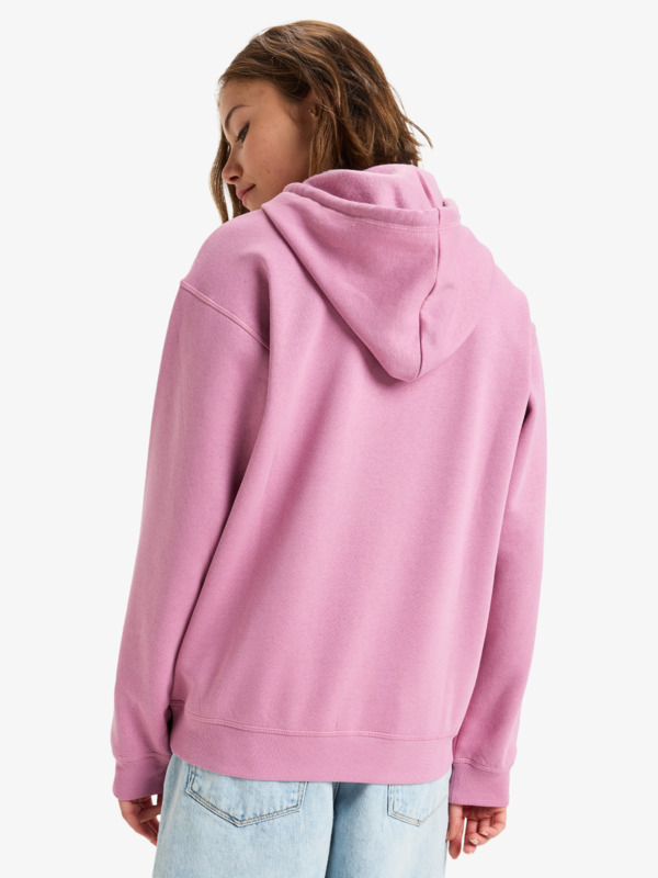 5 Surf Stoked - Sweatshirt com capuz para Mulher Roxo ERJFT04855 Roxy