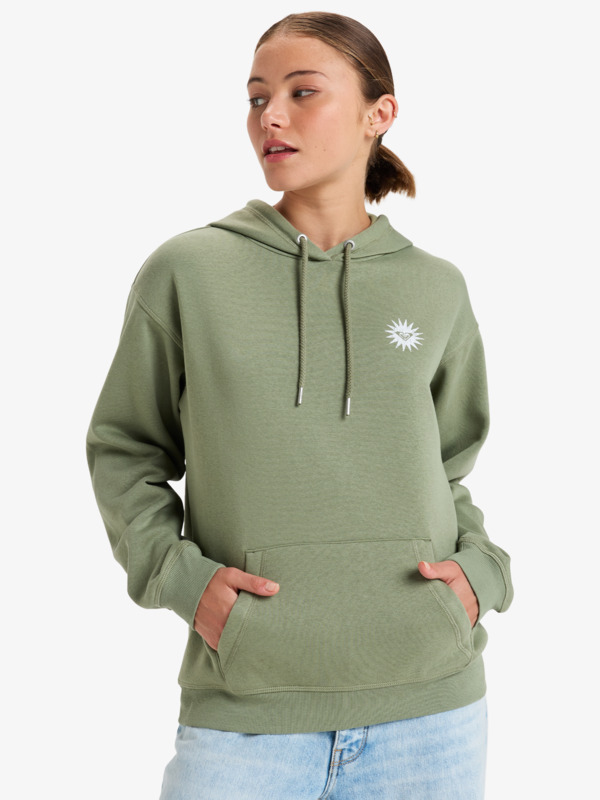 0 Surf Stoked - Kapuzenpulli für Frauen Grün ERJFT04856 Roxy