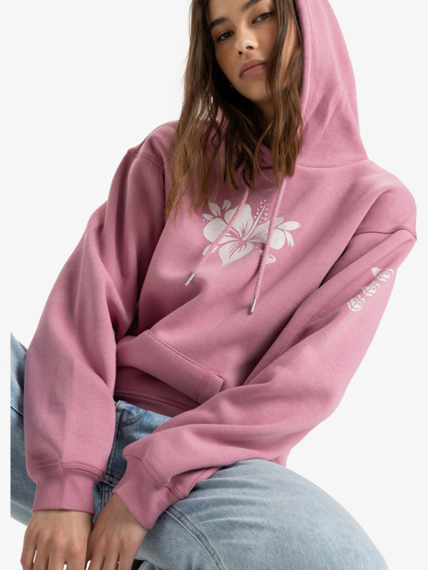 3 Surf Stoked - Sweat à capuche pour Femme Violet ERJFT04858 Roxy