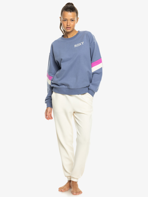 3 Essential Energy - Felpa pullover da Donna Blue ERJFT04861 Roxy