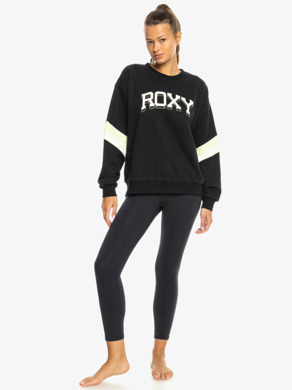 9 Essential Energy - Pullover Sweatshirt for Women Black ERJFT04861 Roxy