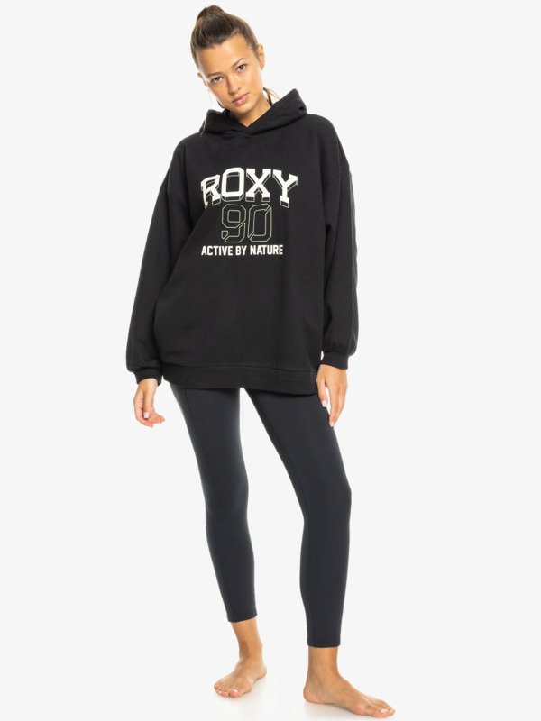 5 Essential Energy - Pullover con cappuccio da Donna Black ERJFT04862 Roxy