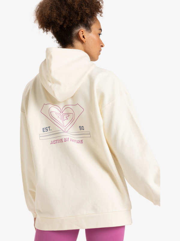 4 Essential Energy - Sudadera con capucha para Mujer Beige ERJFT04862 Roxy