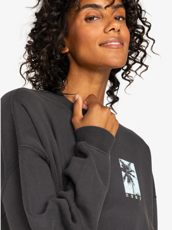 2 Lineup - Felpa pullover da Donna Black ERJFT04866 Roxy