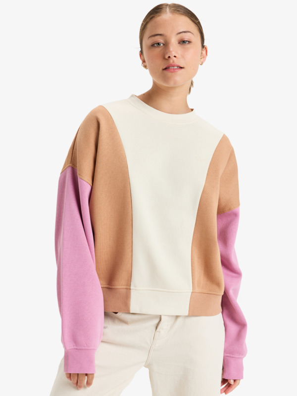 0 Salty Dream - Pullover Sweatshirt for Women Beige ERJFT04869 Roxy