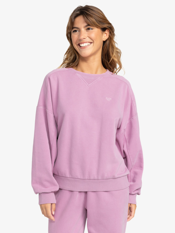 0 Oasis Haze - Pullover Sweatshirt for Women Purple ERJFT04871 Roxy