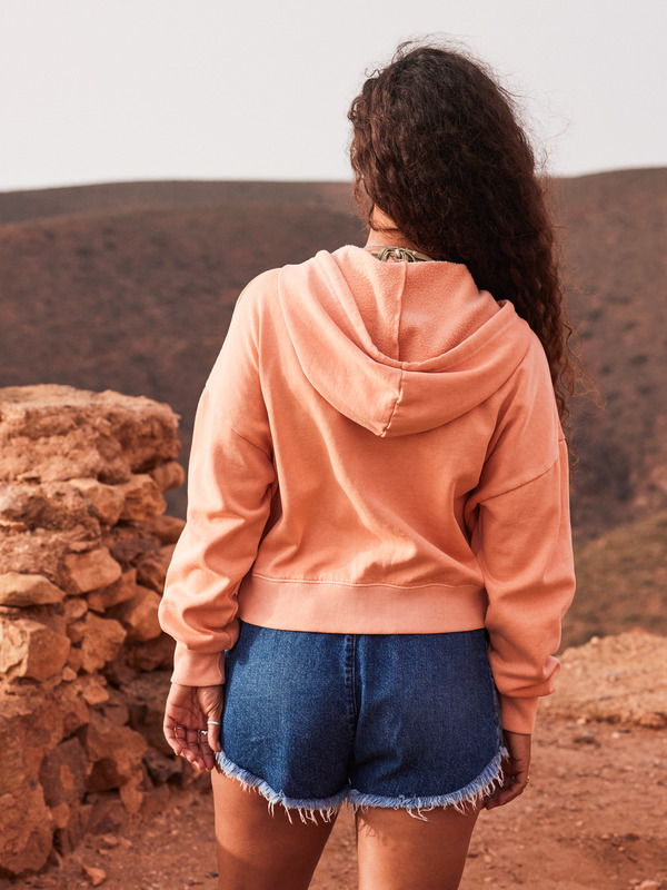 2 Sahara Vibes - Zip-Up Hoodie for Women Pink ERJFT04873 Roxy