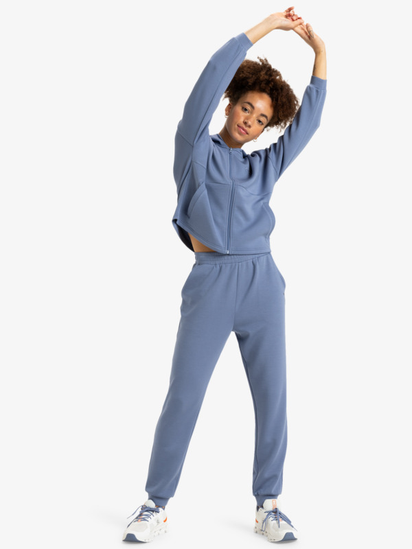 4 Rise & Vibe Sweet - Kapuzenpulli mit Reißverschluss für Frauen Blau ERJFT04885 Roxy