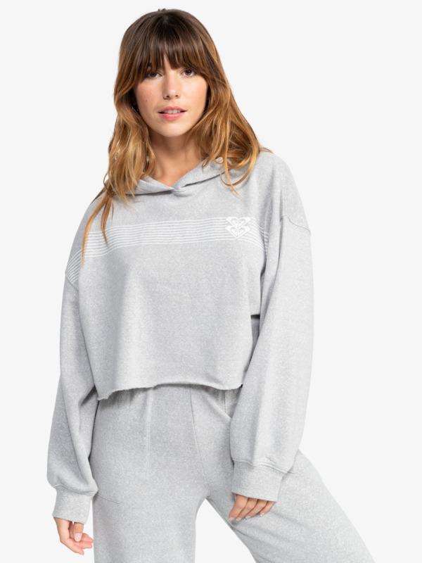 5 Afternoon Hike - Sweat à capuche pour Femme Gris ERJFT04904 Roxy