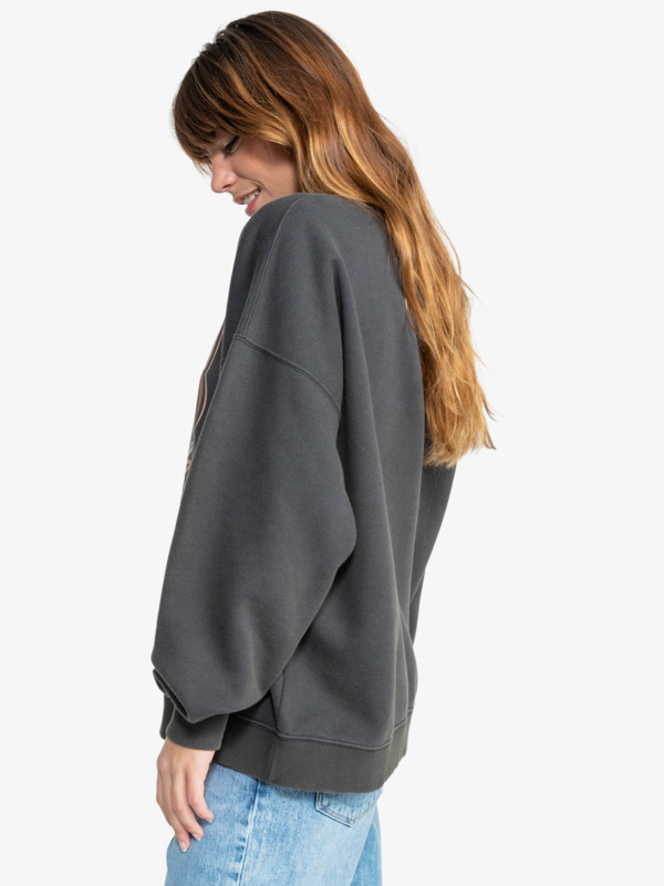 6 Lineup - Pullover Sweatshirt for Women Black ERJFT04916 Roxy