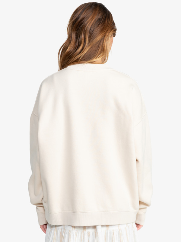 9 Lineup - Sweat pour Femme Beige ERJFT04917 Roxy