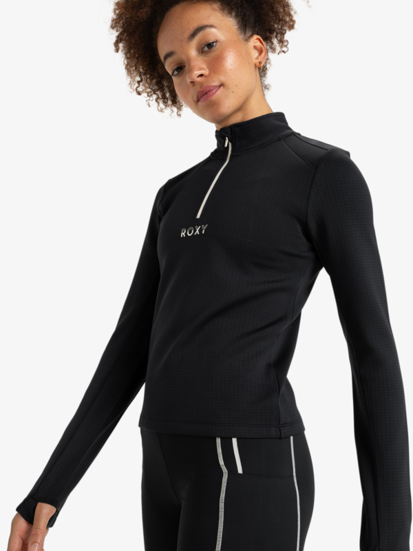 5 Bold Moves 2.0 - Sweatshirt mit Stehkragen für Frauen Schwarz ERJFT04933 Roxy