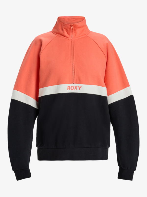 6 Essential Energy - Sweater met Col voor Dames Orange ERJFT04936 Roxy