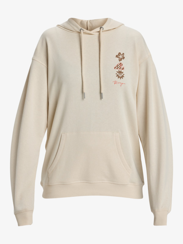 6 Surf Stoked - Sweat à capuche pour Femme Beige ERJFT04952 Roxy