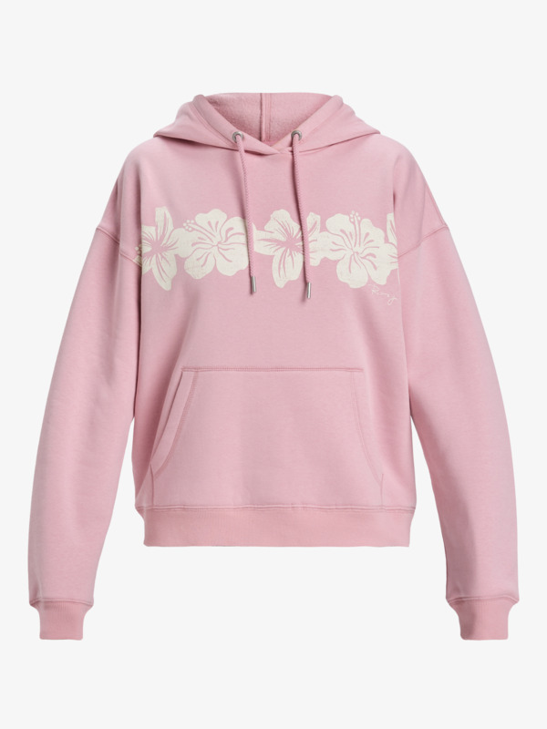 5 Perfect Place - Sweat à capuche pour Femme Rose ERJFT04959 Roxy