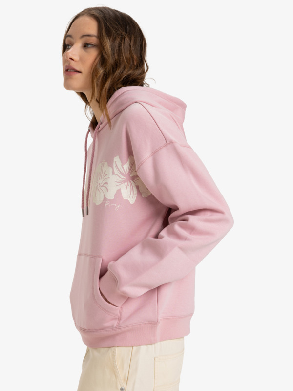 1 Perfect Place - Sweat à capuche pour Femme Rose ERJFT04959 Roxy