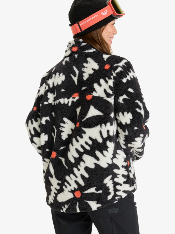 3 Alabama Full Zip Printed - Camiseta técnica para mujer Negro ERJFT04970 Roxy