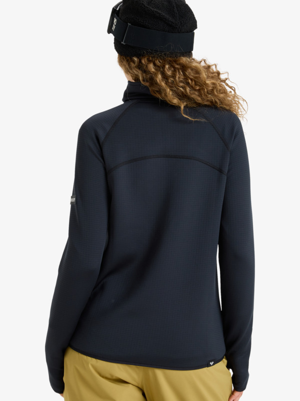 3 Soaring Heights - Technical Mid Layer for Women Black ERJFT04971 Roxy