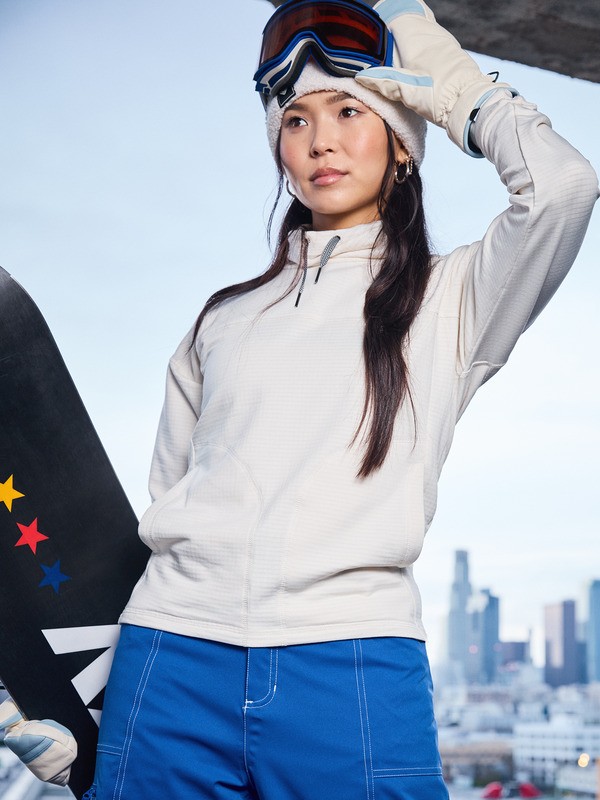 0 Vertere - Couche intermédiaire technique pour Femme Blanc ERJFT04973 Roxy