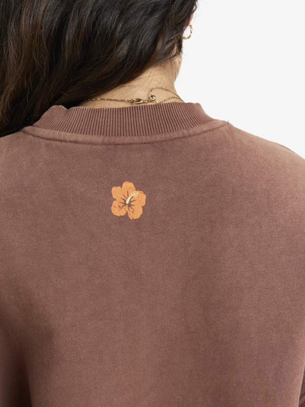 8 Lineup - Top con cuello redondo para Mujer Marron ERJFT04989 Roxy