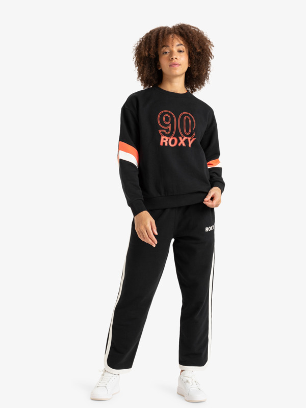 3 Essential Energy - Sweatshirt mit Rundhalsausschnitt für Frauen Schwarz ERJFT04994 Roxy