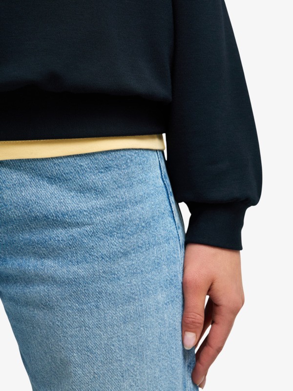 3 Surfing By Moonlight - Sweatshirt für Frauen Schwarz ERJFT05008 Roxy