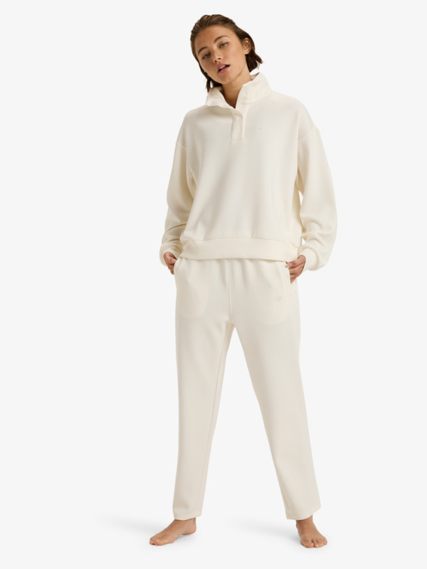 2 Rise & Vibe Sweet - Sportfleece voor Dames White ERJFT05012 Roxy