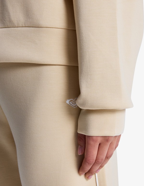 3 Rise & Vibe Sweet - Sportsweater voor Dames Beige ERJFT05012 Roxy