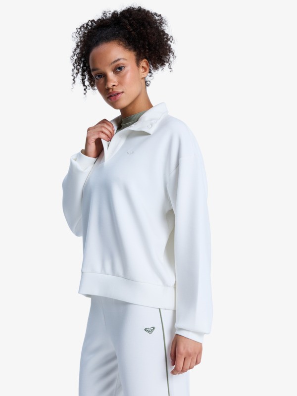 1 Rise & Vibe Sweet - Sportsweater voor Dames White ERJFT05012 Roxy