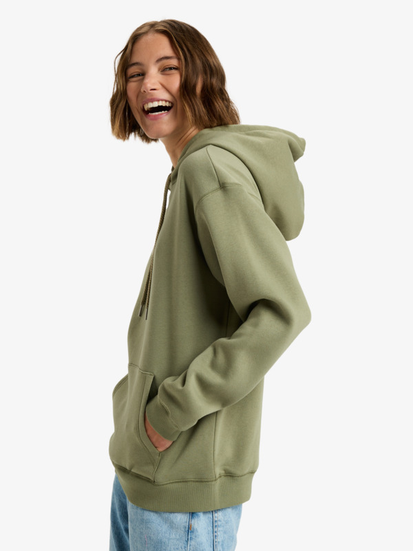 1 Surf Stoked Brushed Art - Kapuzenpulli für Frauen Grün ERJFT05020 Roxy