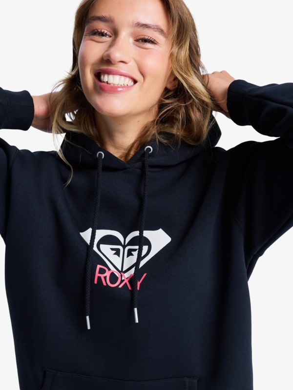 2 Surf Stoked Brushed Art - Hoodie voor Dames Black ERJFT05020 Roxy
