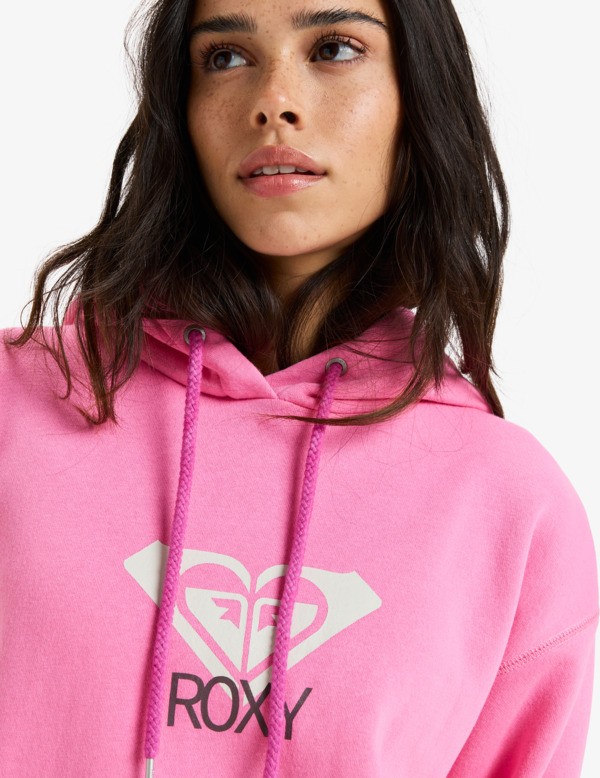 5 Surf Stoked Brushed Art - Felpa con cappuccio da Donna Pink ERJFT05020 Roxy