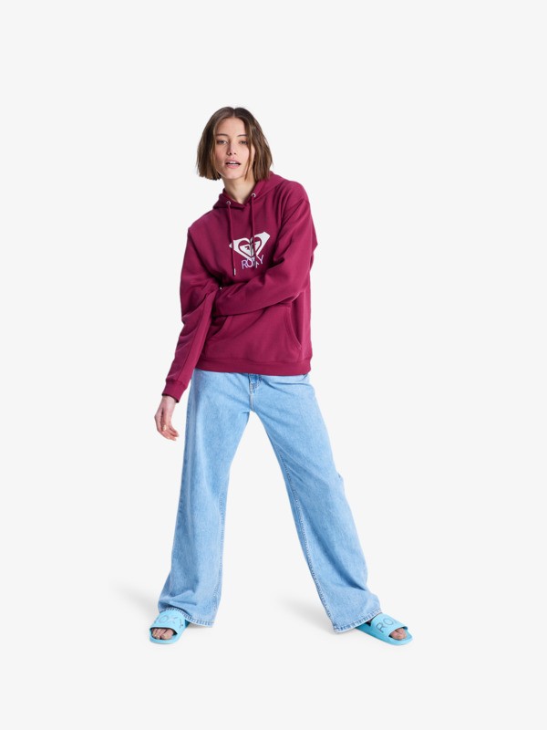 4 Surf Stoked Brushed Art - Hoodie for Women Red ERJFT05020 Roxy