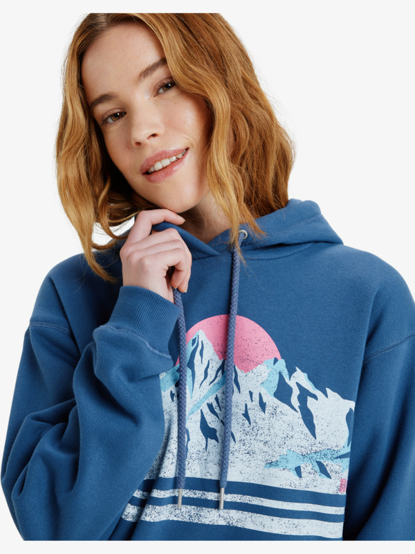 4 Surf Stoked Brushed Vt - Sweat à capuche pour Femme Bleu ERJFT05021 Roxy