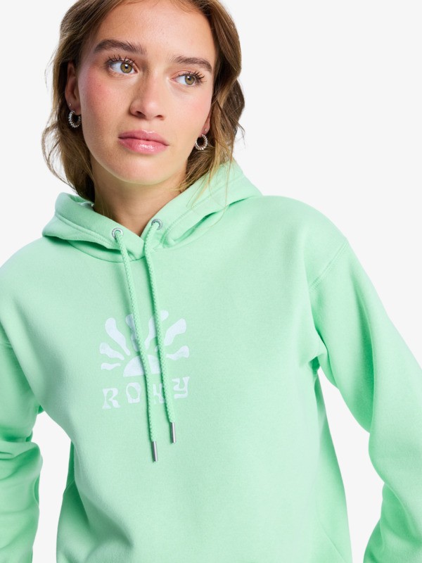 2 Surf Stoked Brushed Vt - Hoodie for Women Green ERJFT05021 Roxy