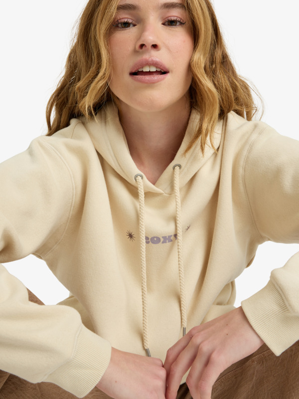 5 Surf Stoked Brushed Vt - Sweat à capuche pour Femme Beige ERJFT05021 Roxy