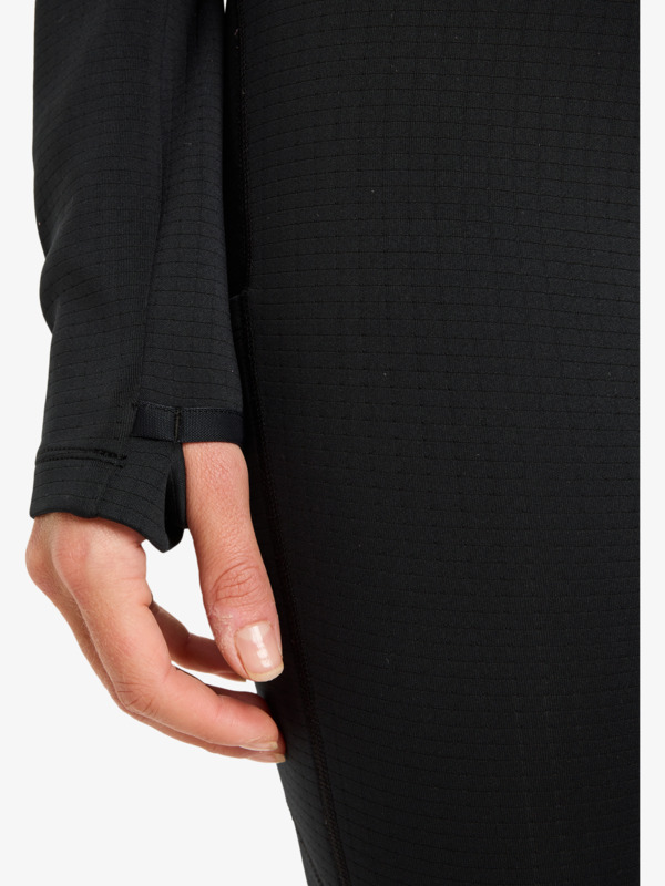 4 Waves Of Warmth Tech Top - Haut manches longues technique pour Femme Noir ERJFT05033 Roxy