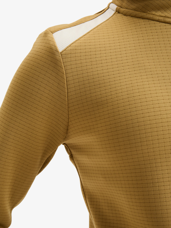7 Waves Of Warmth Tech Top - Camiseta técnica de manga larga para mujer Beige ERJFT05033 Roxy