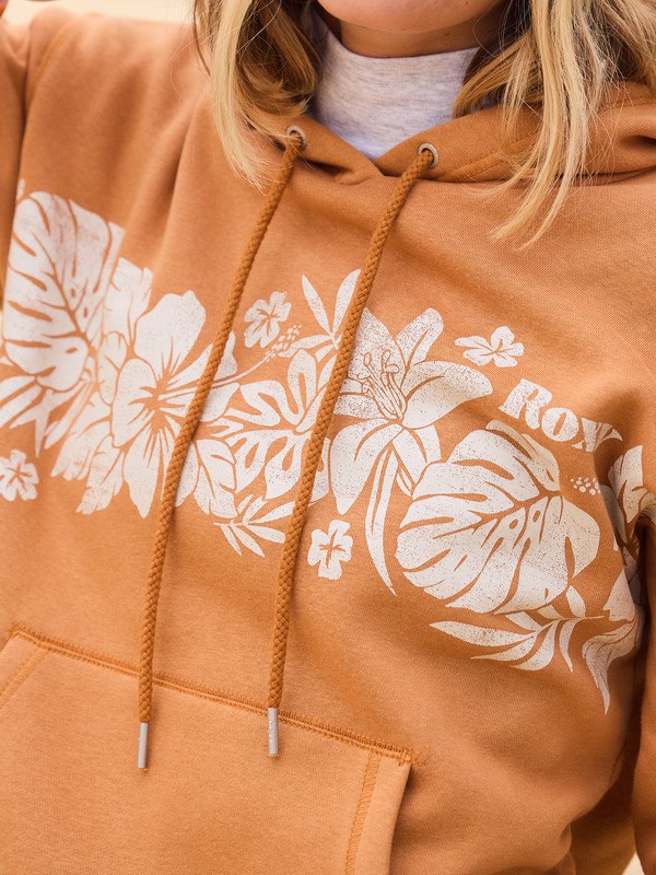 3 Perfect Place - Relaxed Fit Hoodie für Frauen Braun ERJFT05049 Roxy